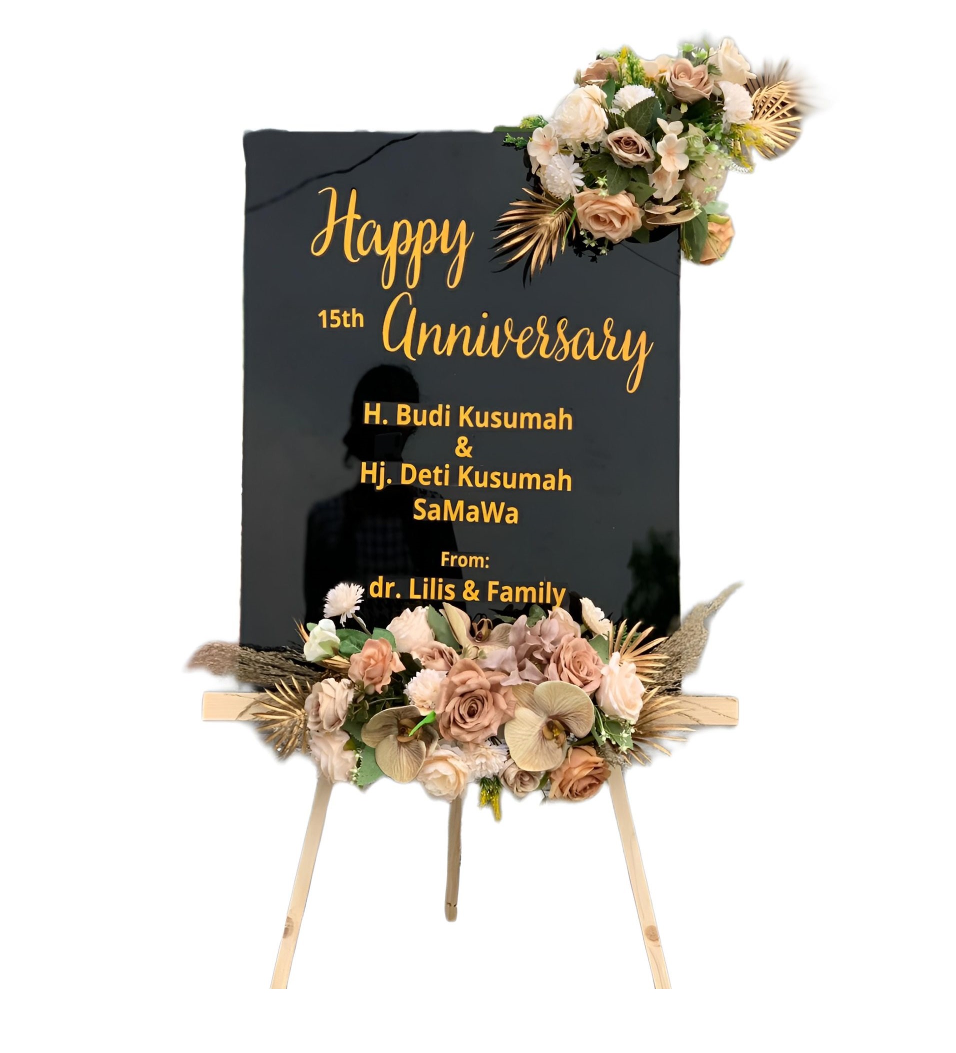 Papan Bunga Akrilik Cikaum