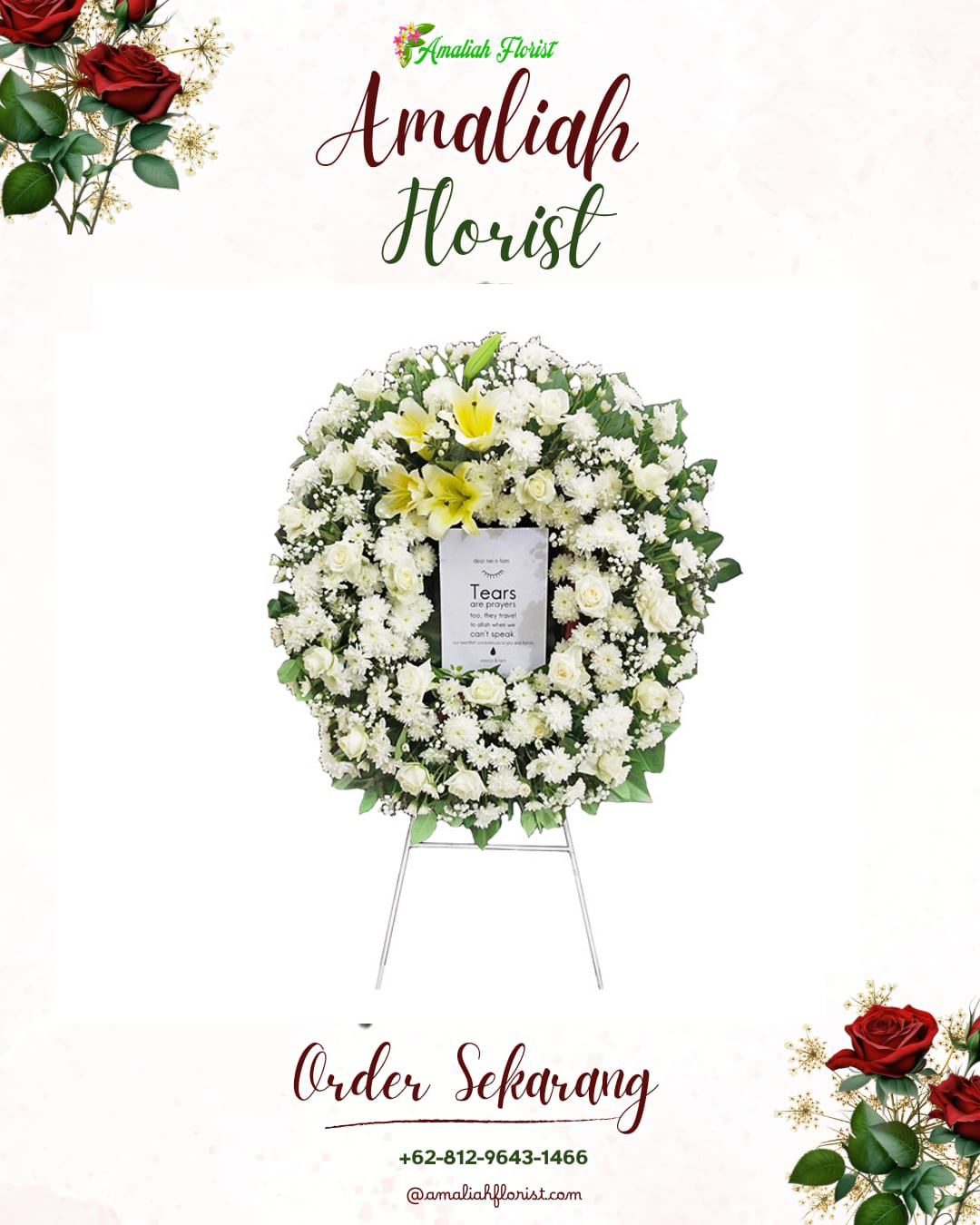 Krans Bunga Duka Cikaum